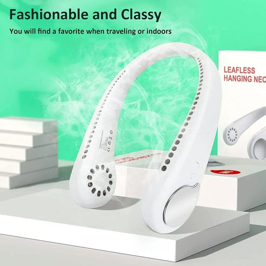 PORTABLE NECK HANGING COOLING FAN - MONAFY