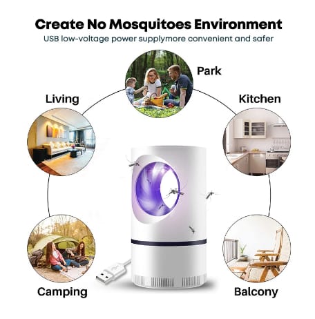 USB MOSQUITO KILLER LAMP LED REPELLENT TRAP FOR INSECTS - MONAFY