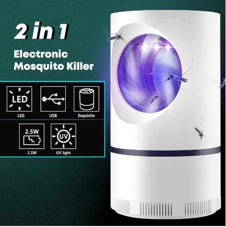 USB MOSQUITO KILLER LAMP LED REPELLENT TRAP FOR INSECTS - MONAFY