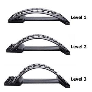 MULTI-LEVEL LUMBAR MASSAGER: BACK PAIN RELIEF & RELAXATION - MONAFY