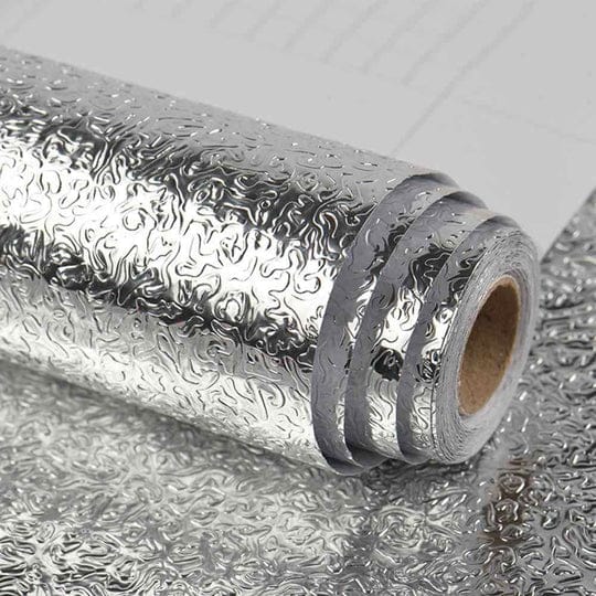 ALUMINUM FOIL PAPER MATS WALLPAPER - MONAFY