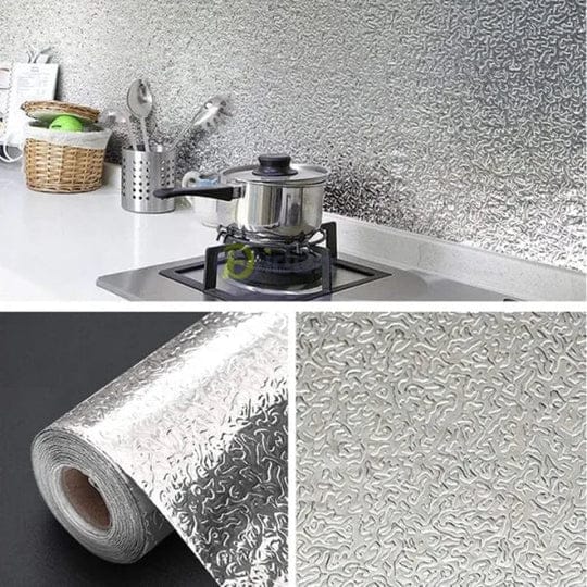 ALUMINUM FOIL PAPER MATS WALLPAPER - MONAFY