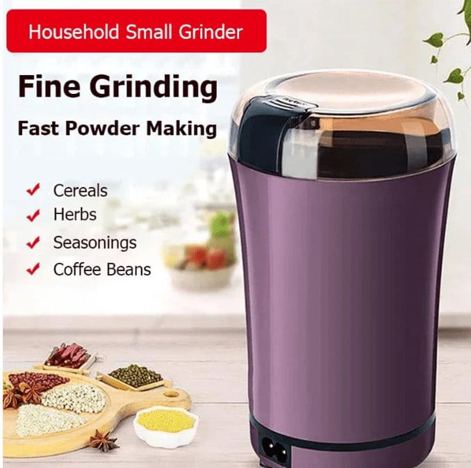 VERSATILE STAINLESS STEEL ELECTRIC COFFEE GRINDER - MONAFY