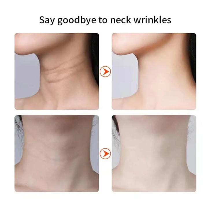 NECK FACE BEAUTY DEVICE 3 COLORS LED PHOTON THERAPY SKIN TIGHTEN REDUCE DOUBLE CHIN ANTI WRINKLE REMOVE SKIN CARE TOOL - MONAFY