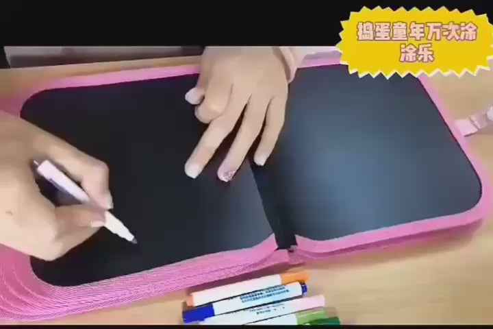 water proof kids  drawing/painting book blank board writting book